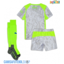 Camisa de time de futebol Manchester City Replicas 3º Equipamento Infantil 2025-26 Manga Curta (+ Calças curtas)